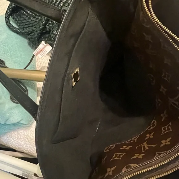 Louis Vuitton Monogram Flower Zipped Tote MM Black - Picture 12 of 16